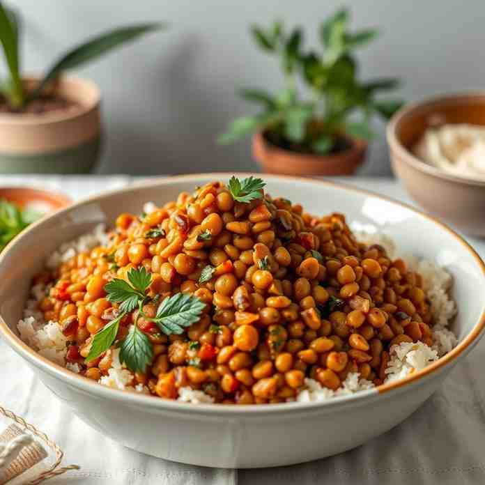 Botswana Letlhodi Lentil Main Dish Recipe | Easy & Savory